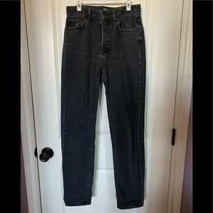 BDG high waisted black mom jeans